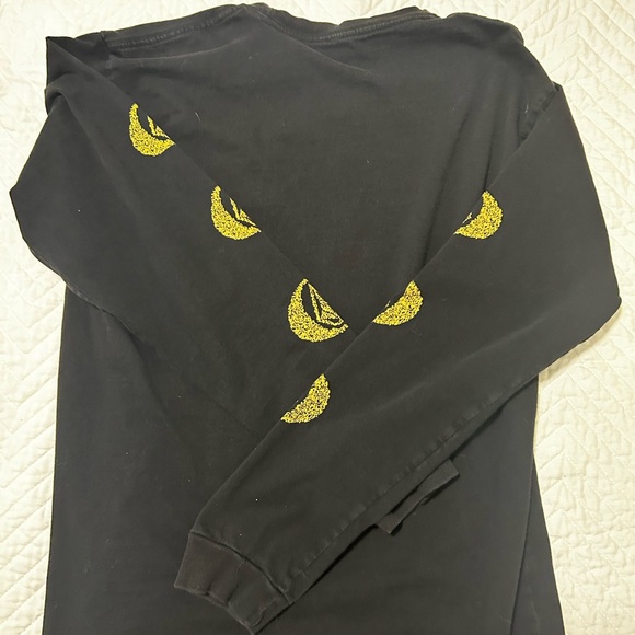 Men’s long sleeve T-shirt, Volcom, black, use, large, volco - Picture 2 of 5